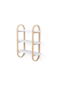 Wandregal »Bellwood, 3 Ablagen, Holz« , beige , Umbra