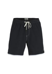 Quiksilver, Herren, Boardshorts &raquo;Original Scallop 17"&laquo;, schwarz, XS, Material: R&uuml;ckverfolgbares Mischgewebe mit...