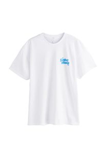 next Schlafshirt Damen Gr&ouml;&szlig;e XL azur / hellbraun / dunkelrot / wei&szlig;