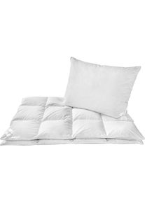 Billerbeck Bettenset , Weiss , Textil , 160x210 cm , Responsible Down Standard (Rds) , weich und anschmiegsam , Heimtextilien, Kopfkissen & Duvets