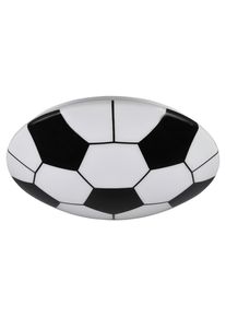 Led-Deckenleuchte , Schwarz, Weiss , Kunststoff , Fussball , warmweiss , 10 cm , Lampen & Leuchten, Innenbeleuchtung, Deckenlampen, Deckenlampen