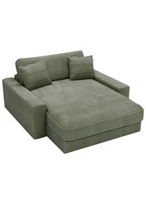 CARRYHOME Xxl-Sessel , Olivgr&uuml;n , Textil , F&uuml;llung: Schaumstoff, Silikon,Schaumstoff, Silikon , 160x87x190 cm , Wohnzimmer, Sessel, Ohrensessel