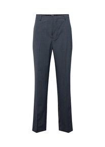 Burton Menswear London, Hommes Pantalon &agrave; plis, bleu marine / bleu-gris / gris fonc&eacute;
