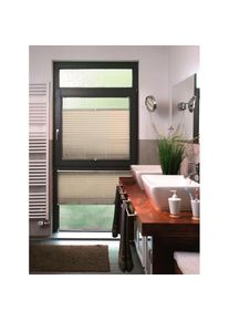 Plissee »Classic Style Crepe« Lichtschutz ohne Bohren verspannt verspannt mit Simply-Fix Klemmträger, nach Mass , beige , SUNLINES , Obermaterial:...