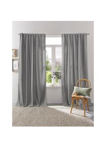 Andas, Andas Vorhang »Elkær« Multifunktionsband 1 Stk. tlg. Thermo, mit Multifunktionsband, silberfarben, Polyester