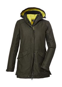 Killtec Outdoorjacke Damen, gelb / oliv, Größe S