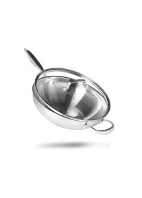 Reishunger Edelstahl Wok | Ø 30cm | Ohne Antihaftbeschichtung | Induktion