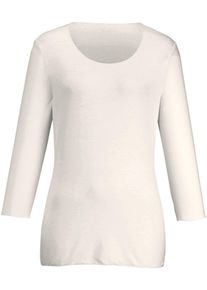 Peter Hahn - Rundhals-Shirt, weiss, Gr. 40, Viskose