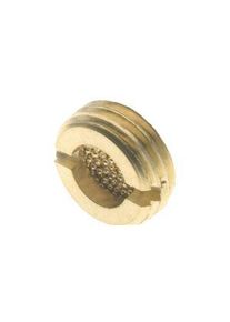 realspace Pro RS PRO 7120 Nickel Plated Brass 10bar Pneumatic Silencer, Threaded, G 1/8 Male Pack of 10 pieces - 2312549