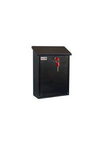 Securikey Black Mailbox, 365 mm x 270mm x 110 mm, Schwarz - BSPB-TOP270-RK