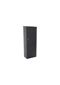 Rottner Comsafe Black Mailbox, 1050 mm x 380mm x 230 mm, Schwarz - T05781