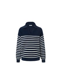 Tchibo - Pull en maille avec col - taille: XL - blanc/bleu/à rayures