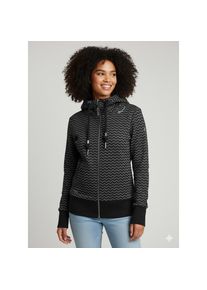 Ragwear, Unisex, Sweatjacke &raquo;YODA ZIP ZIG ZAG O&laquo;, schwarz, XXL, Vegan, von PETA verifizierte Sweatjacke mit Muster von Ragwear
