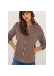 Cecil, Unisex, Blouson mit Reissverschluss, im Ottoman-Look, cocoa taupe, XXL (46), Leichte Jacke f&uuml;r Unisex von Cecil