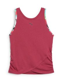 Puma Sporttop Damen, beere / rot / schwarz / weiß, Größe M