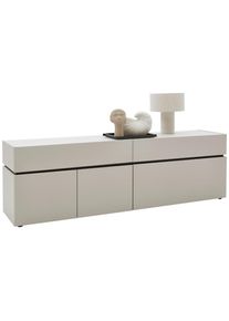 Voleo Lowboard , Kaschmir , Holzwerkstoff , 2 Schubladen , 180x57x40 cm , Beim&ouml;bel erh&auml;ltlich, stehend, h&auml;ngend, Typenauswahl , Wohnzimmer, TV M&ouml;bel, Lowboards, Lowboards stehend