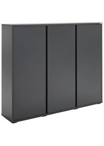 Xora Schuhschrank , Kaschmir , Kunststoff , 18 F&auml;cher , 145x120x34 cm , Garderobe, Schuhaufbewahrung, Schuhschr&auml;nke