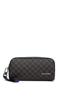K by KARL LAGERFELD Karl Lagerfeld Kulturtasche 'Monogram' Herren Gr&ouml;&szlig;e One Size brokat / schwarz