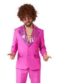 Tuta da discoteca OppoSuits rosa