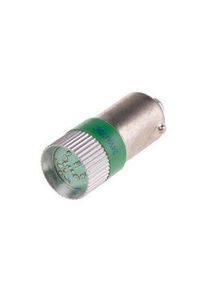 realspace Pro RS PRO Green LED Indicator Lamp, 24V ac/dc, BA9s Base, 10mm Diameter, 170/160mcd - 206722