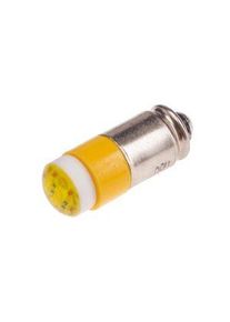 realspace Pro RS PRO Yellow LED Indicator Lamp, 28V ac/dc, Midget Groove Base, 6mm Diameter, 45mcd - 204732