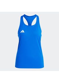 adidas Performance Sporttop 'Adizero Essentials' Damen, royalblau / wei&szlig;, Gr&ouml;&szlig;e XL/XXL