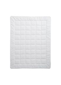 Billerbeck Ganzjahresduvet , Weiss , Textil , Uni , Füllung: Hohlfaser , 160x210 cm , Fsc, Made in Switzerland , Heimtextilien, Kopfkissen & Duvets,