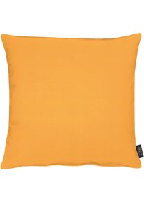 Dekokissen »4362 Rips Uni« Wasser- und Schmutzabweisend , orange , Apelt , Obermaterial: 60% Polyester, 40% Baumwolle