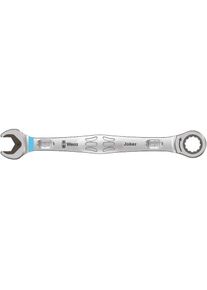 Wera , Gabel- und Ringschlüssel »Joker Maul-Ringratschen-Schlüssel« 1 Stk. tlg. , silberfarben , Rückschwenkwinkel von nur 30°