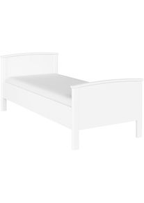 Funktionsbett »Torrent« mit Komforthöhe , weiss , Rauch