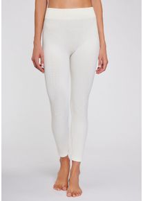 Lavana Witt Damen Strickstrumpfleggings, 1x ecru, Größe S/M (34/42), 95% Polyester, 5% Elasthan