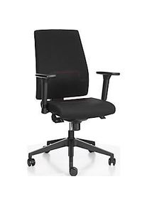 Schäfer Shop Schäfer Shop Select Bürostuhl T4, mit Armlehnen, Synchronmechanik, Muldensitz, Airpressure-Lordosenstütze, schwarz