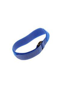 realspace Pro RS PRO Cable Tie, Hook and Loop, 300mm x 20 mm, Blue Nylon, Pk-10 - 1797186