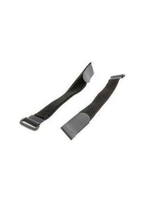realspace Pro RS PRO Cable Tie, Hook and Loop, 310mm x 20 mm, Black Nylon, Pk-5 - 1797182