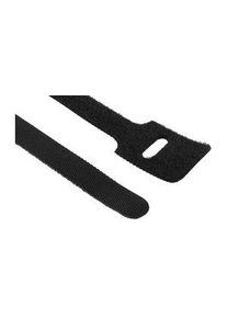 realspace Pro RS PRO Cable Tie, Hook and Loop, 225mm x 25 mm, Black Nylon, Pk-10 - 1797166