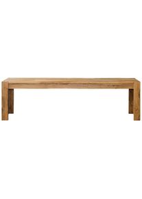 Livetastic Sitzbank , Eichefarben , Holz , Wildeiche , massiv , 160x45x33 cm , Esszimmer, Bänke, Sitzbänke