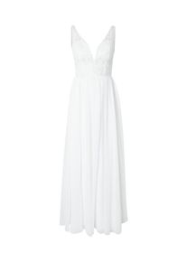 UNIQUE Abendkleid Damen, eierschale, Größe 38