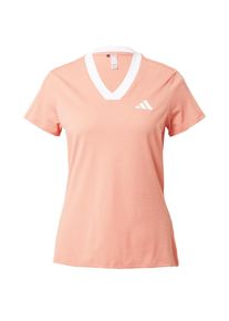 adidas Golf Funktionsshirt Damen, lachs / wei&szlig;, Gr&ouml;&szlig;e S