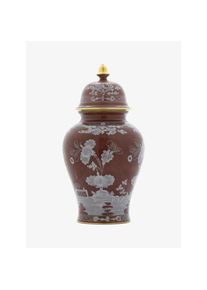 Ginori 1735 Vase Oriente Italiano mahagony