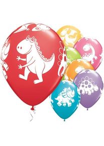 25 ballons Dino gang 28cm