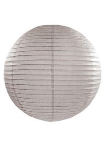 partydeco Lampion Lilly gris 35cm