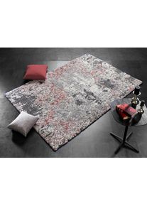 OCI Die Teppichmarke, OCI DIE TEPPICHMARKE Teppich »Juwel Dramatica« rechteckig 20 mm Höhe Wohnzimmer, rosenholz, Kunstfaser, 20 mm