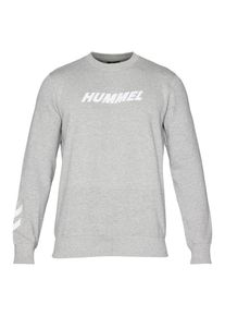 Hummel Sportsweatshirt 'ELEMENTAL' Herren, graumeliert / weiß, Größe XL