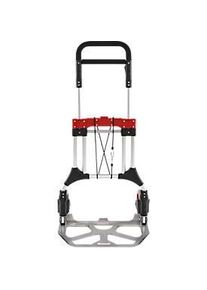 Sch&auml;fer Shop Sch&auml;fer Shop Select Sackkarre, Tragkraft 200 kg, klappbar, schwenkbare Handgriffe, Spannband, 2 Bockrollen, Aluminium/Kunststoff, rot-schwarz-silber