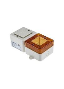 e2s e2s SONFL1X Series Amber Sounder Beacon, 230 V ac, IP66, Wall Mount, 100dB at 1 Metre - SONFL1XAC230W/A