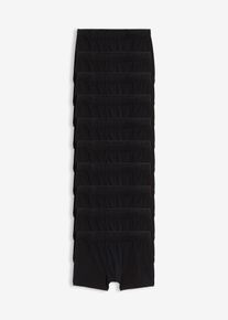 Boxershorts eng mit Baumwolle (10er Pack) in schwarz, Grösse 5 (M), 95% Baumwolle, bonprix