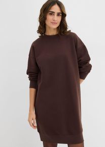Loose-fit Sweatkleid in braun, Gr&ouml;sse 56/58 (3XL), bonprix