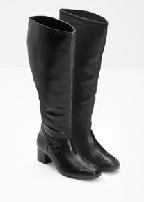 Weitschaftstiefel in schwarz, Gr&ouml;sse 39, bonprix