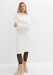 Midikleid aus Viskose-Mix in weiss, Gr&ouml;sse 48/50 (XL), bonprix