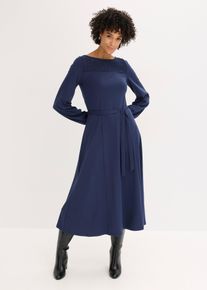 Punto Kleid mit Spitze in blau, Gr&ouml;sse 40/42 (M), bonprix